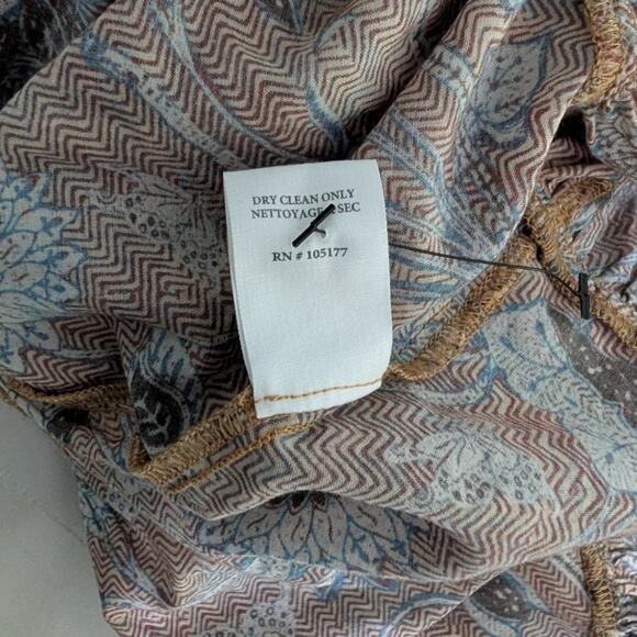 Ulla Johnson Trula Tiered Voile Mini Dress Oleander Flowy Trapeze XS Preowned - Picture 7 of 11